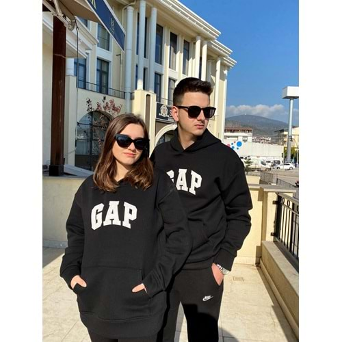 GAP Baskılı Üç İplik Şardonlu Unısex Sweatshirt